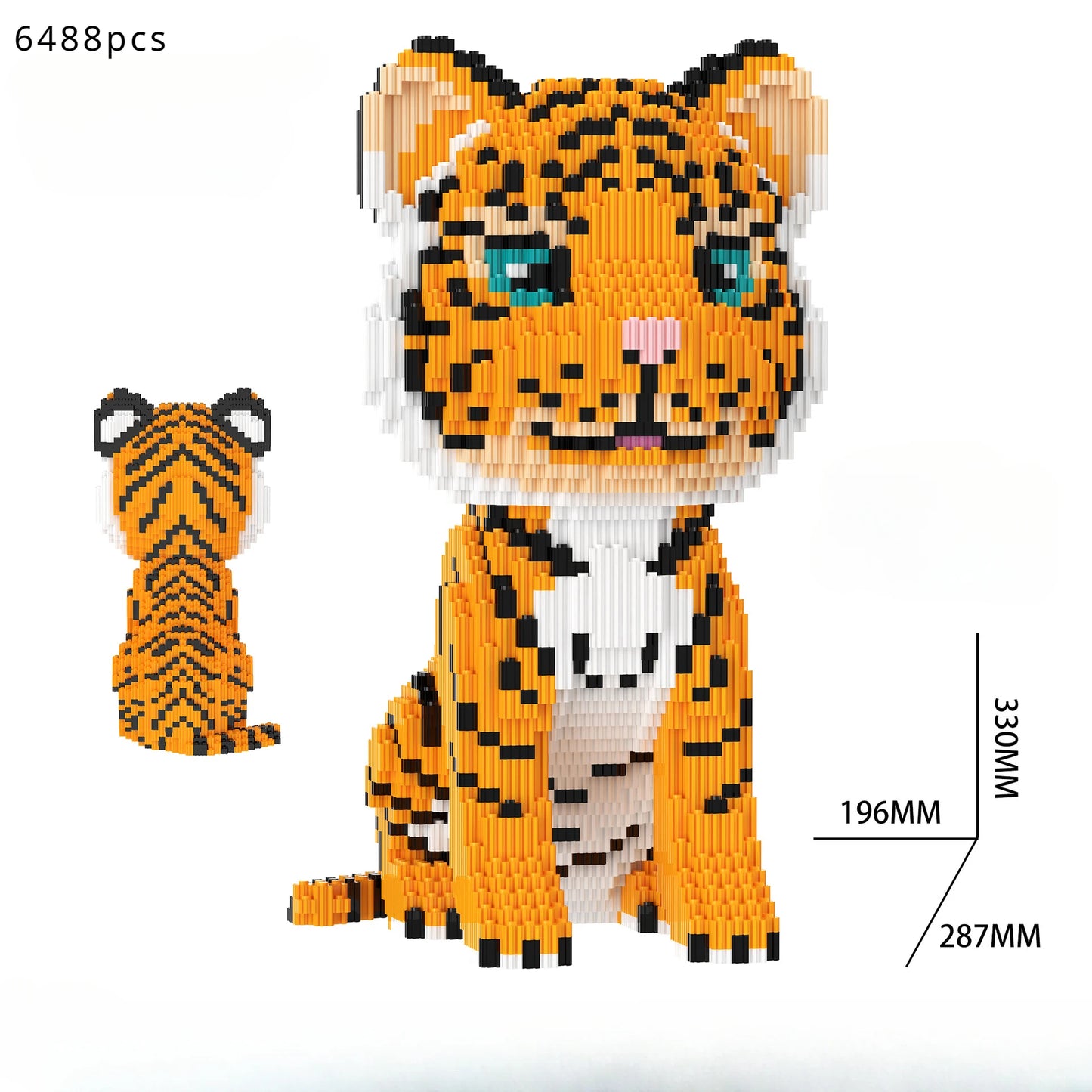 Prachtige tijger | Bouwsteentjes