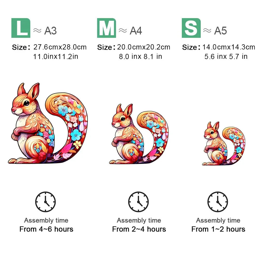 Eekhoorn | Houten Puzzel