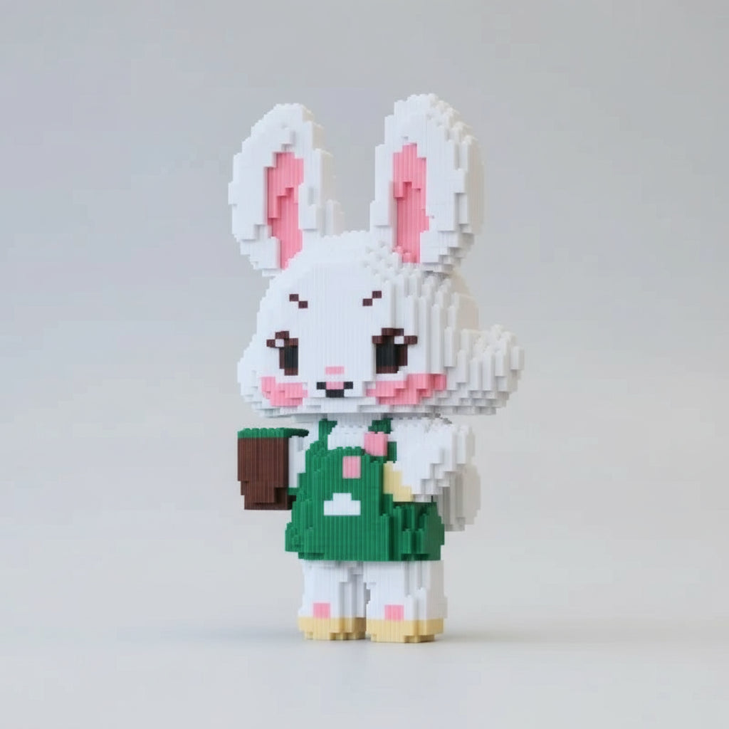 Wit konijn | Bouwsteentjes