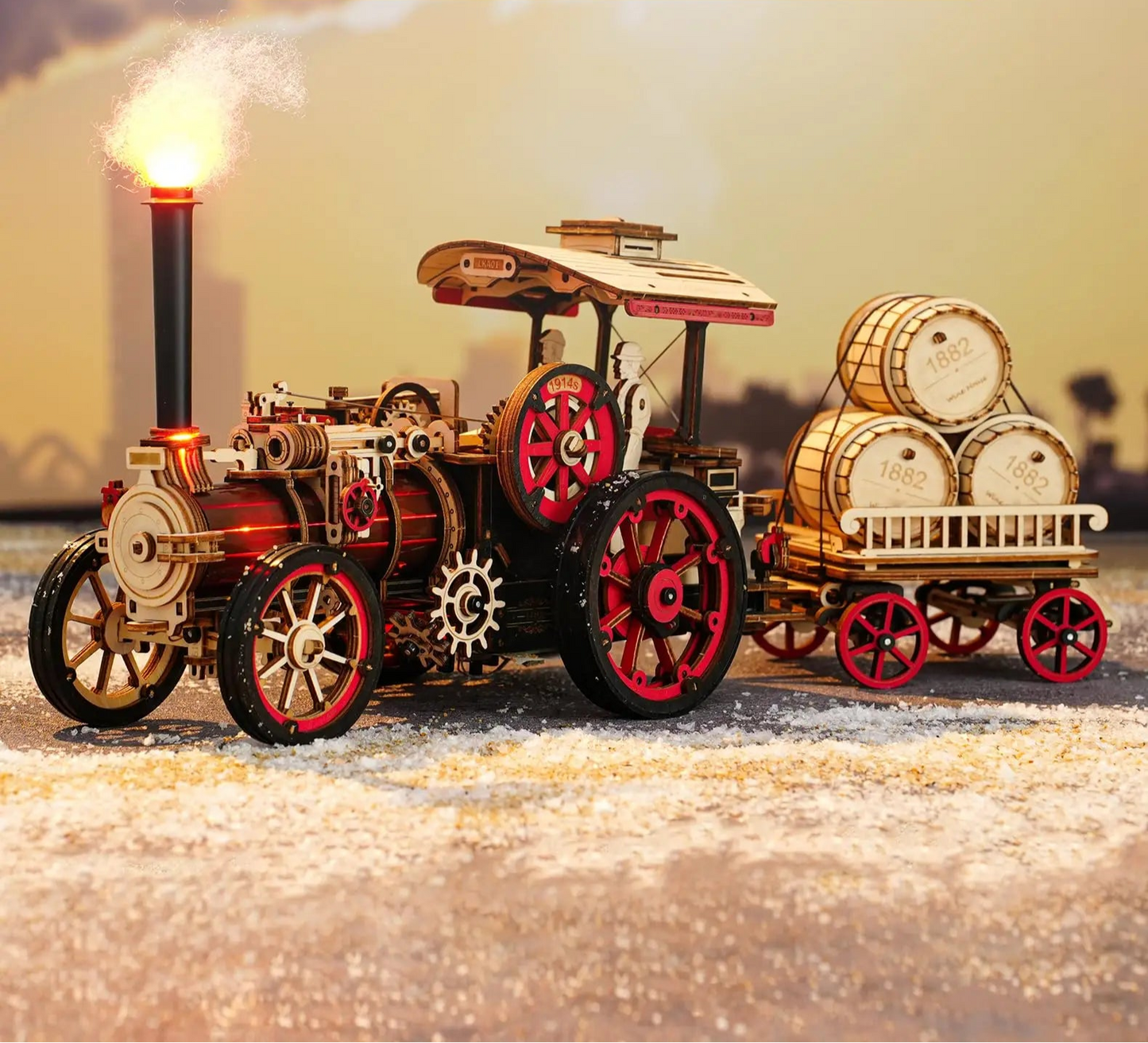 Tractor Locomotief | Houten Bouwpakketten