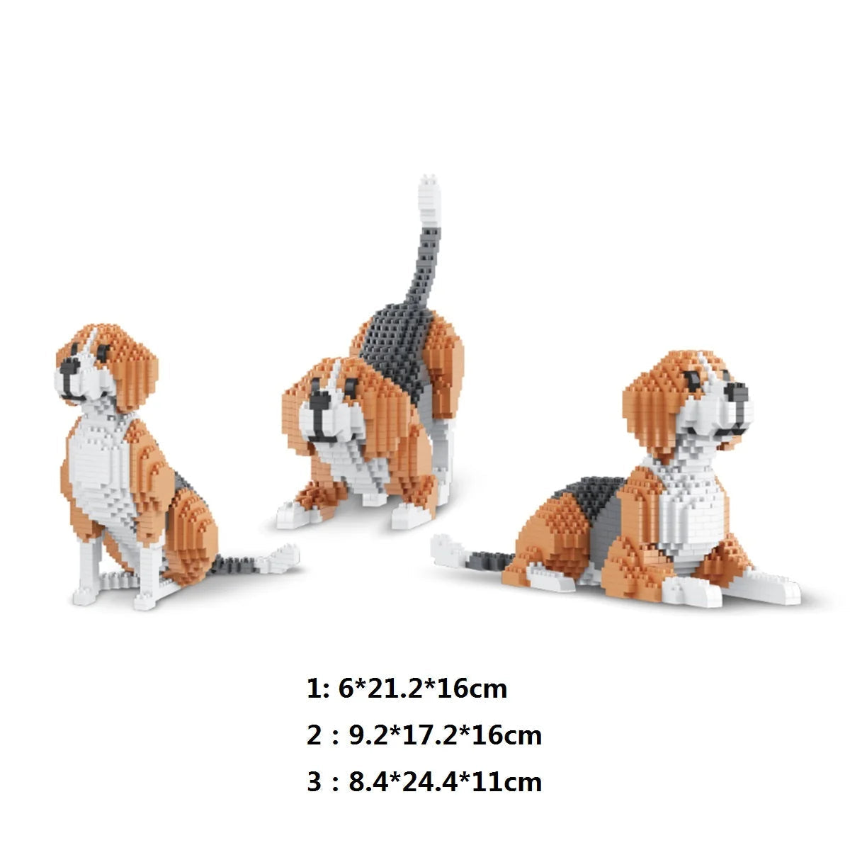3 in 1 Beagle | Bouwsteentjes