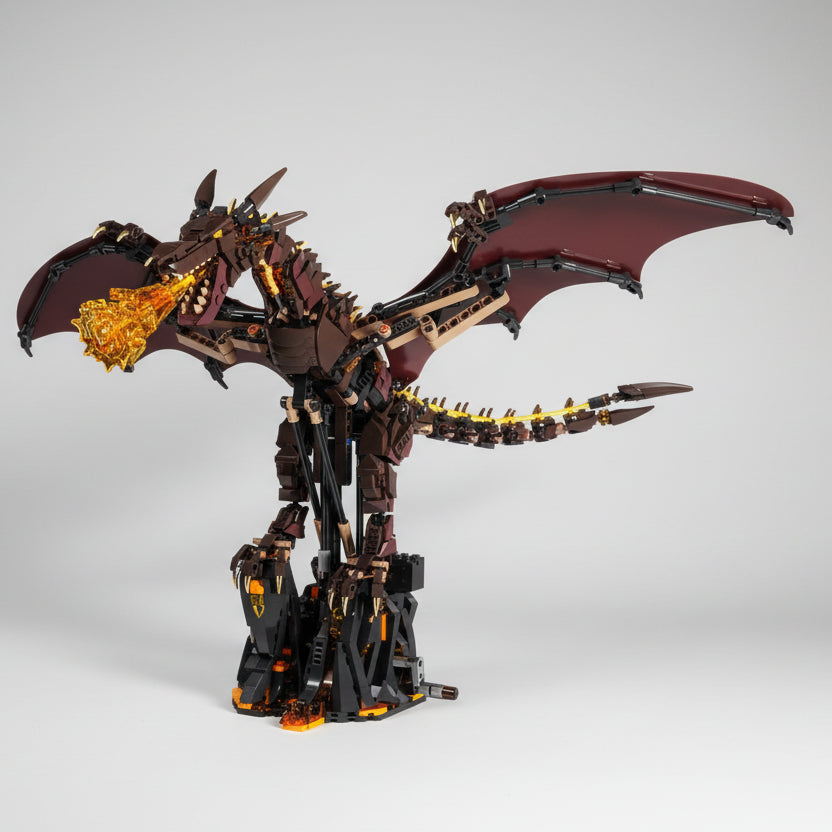 MEGA Bewegende Draak | Bouwsteentjes