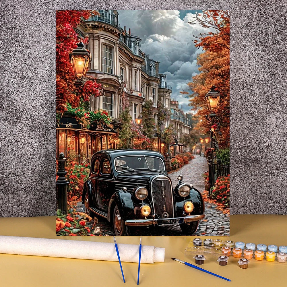 Klassieke Auto | Schilderen op Nummer