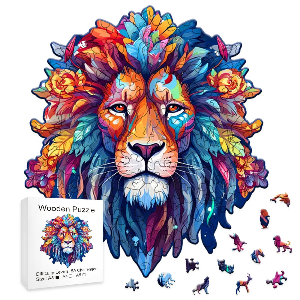 Koning Leeuw | Houten Puzzel