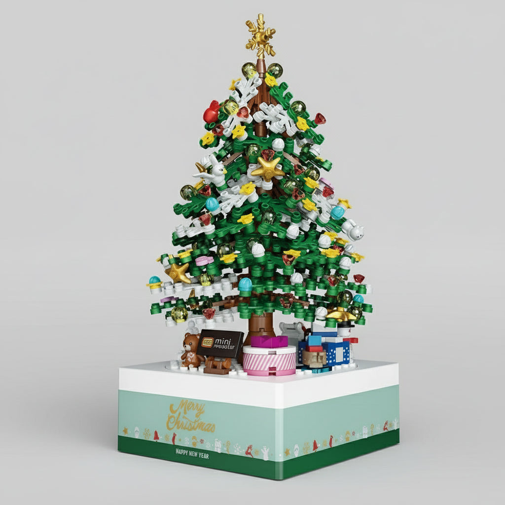 Grote kerstboom | Bouwsteentjes