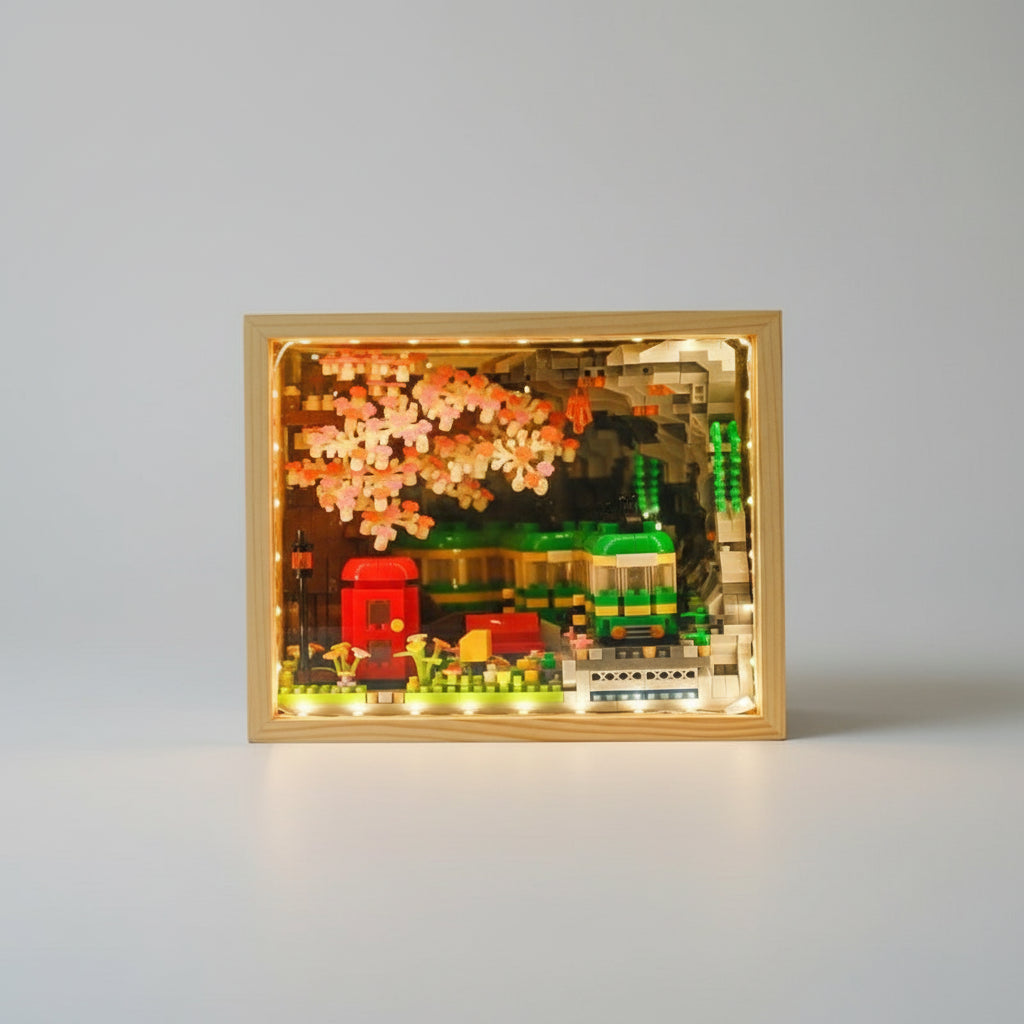 Muurschilderij | Bouwsteentjes