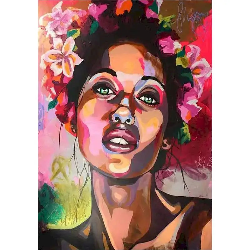 Abstracte vrouw | Schilderen op Nummer