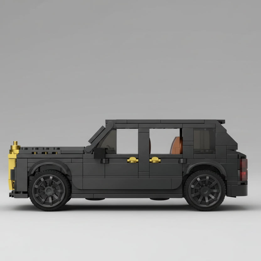 Zwarte auto | Bouwsteentjes