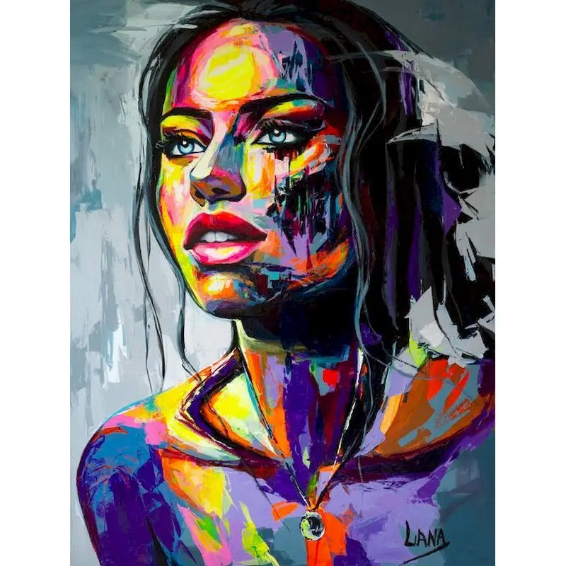 Abstracte vrouw | Schilderen op Nummer
