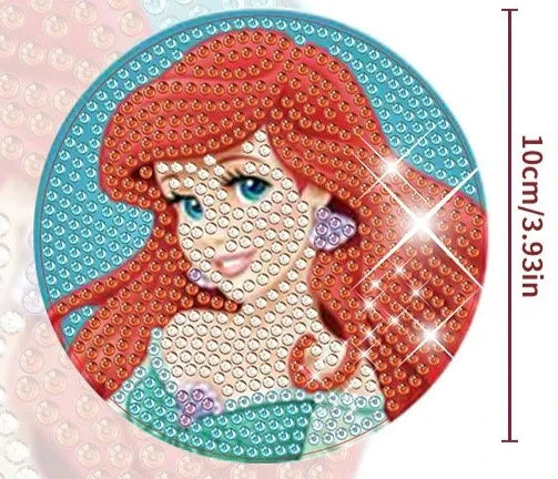 Prinses Onderzetters | Diamond Painting