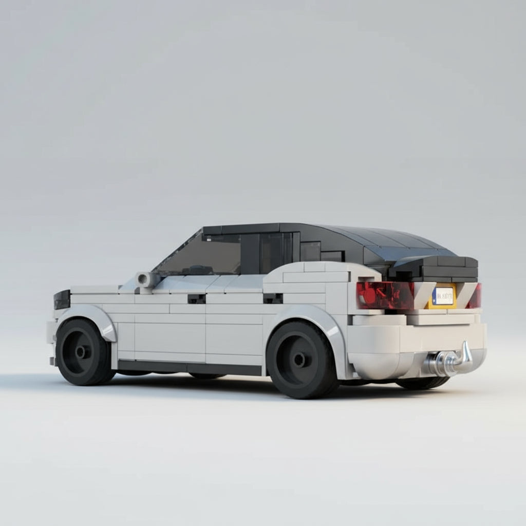 Witte auto | Bouwsteentjes