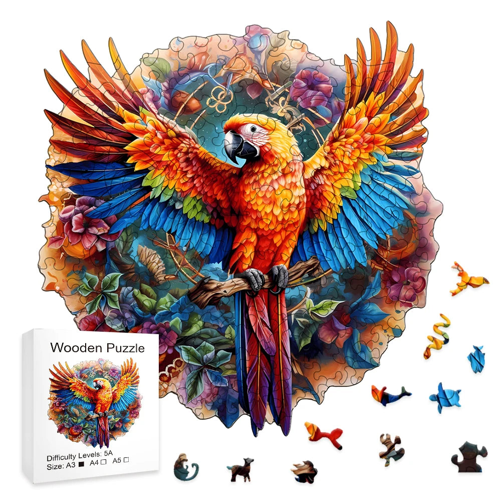 Papegaai | Houten Puzzel