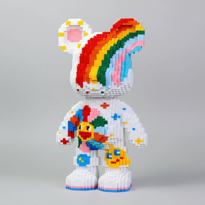 Regenboog beer | Bouwsteentjes