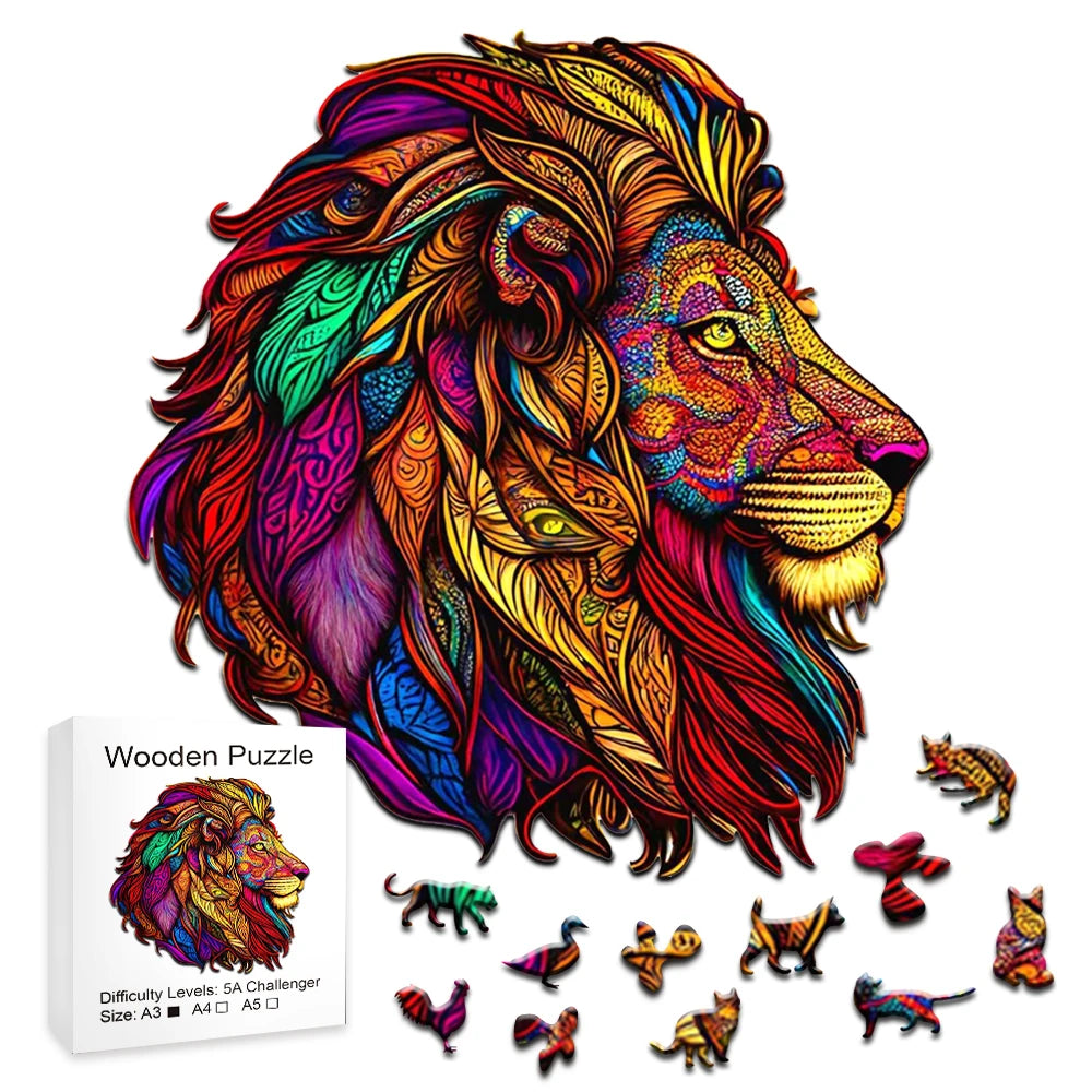 Leeuw | Houten Puzzel