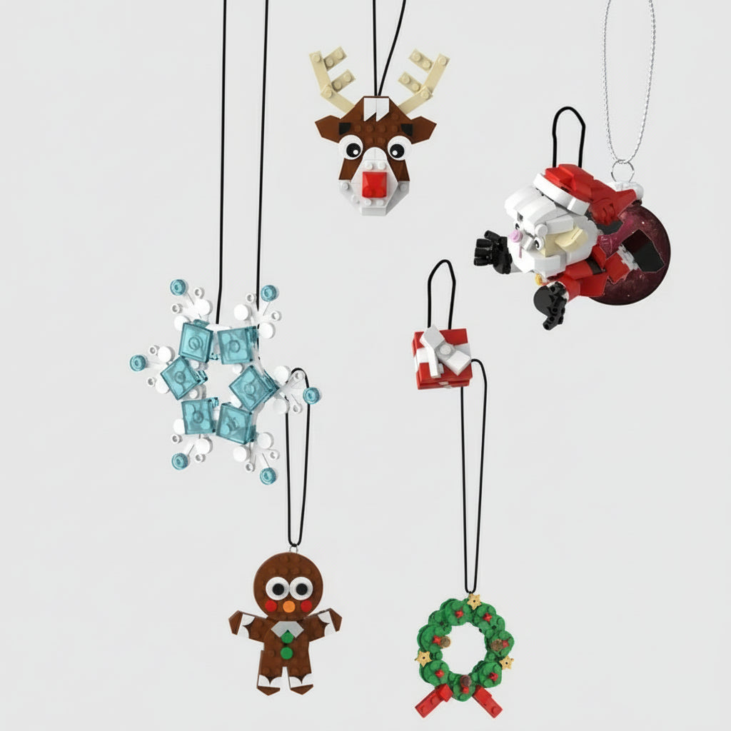 Kerstboom hangers | Bouwsteentjes