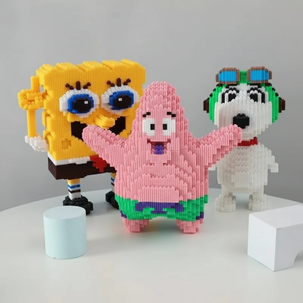 Blije zeester | Bouwsteentjes