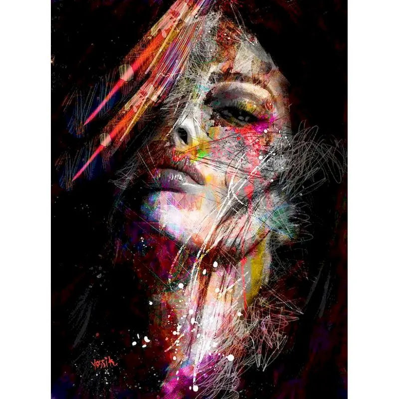 Abstracte vrouw | Schilderen op Nummer