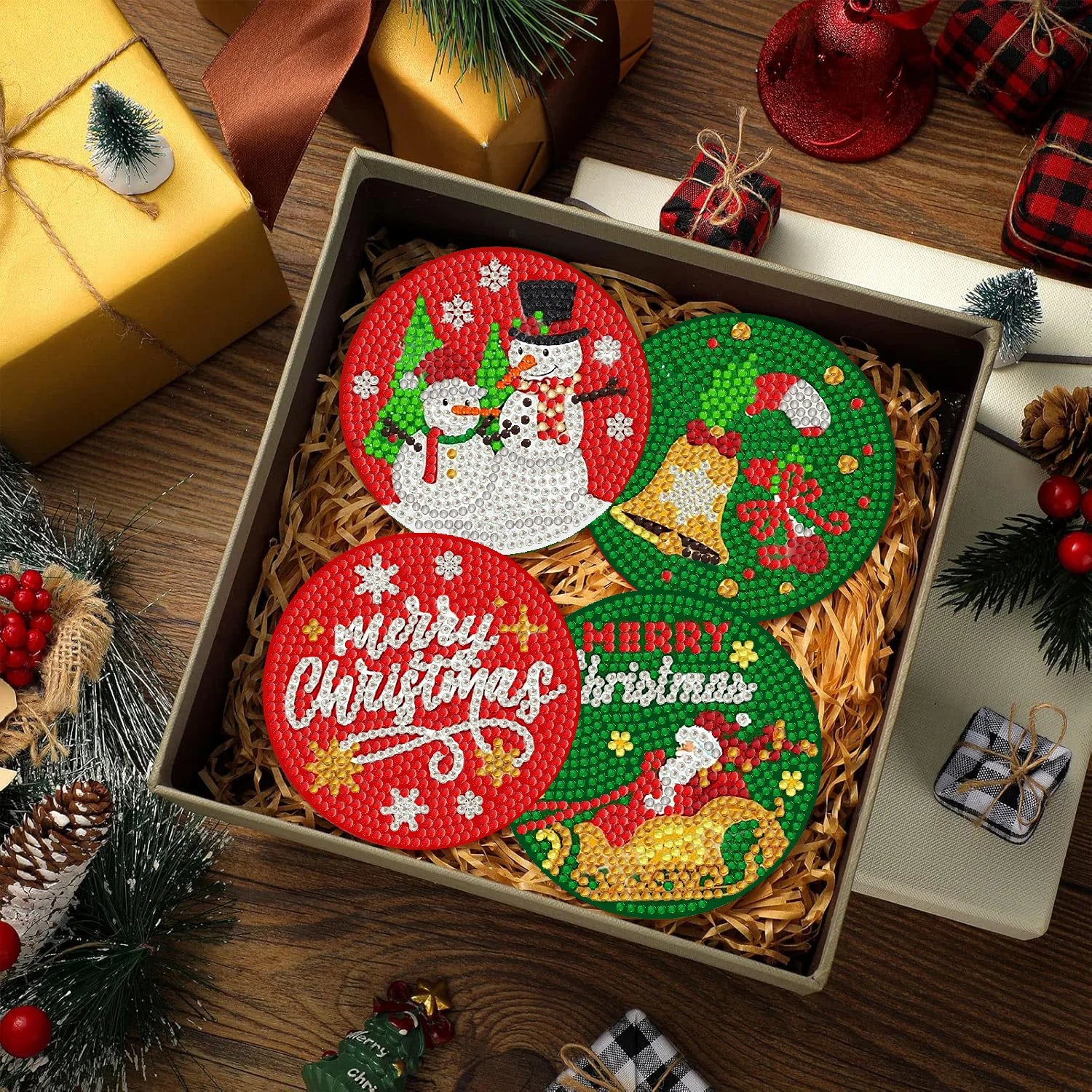 Onderzetters | Kerst | Diamond painting