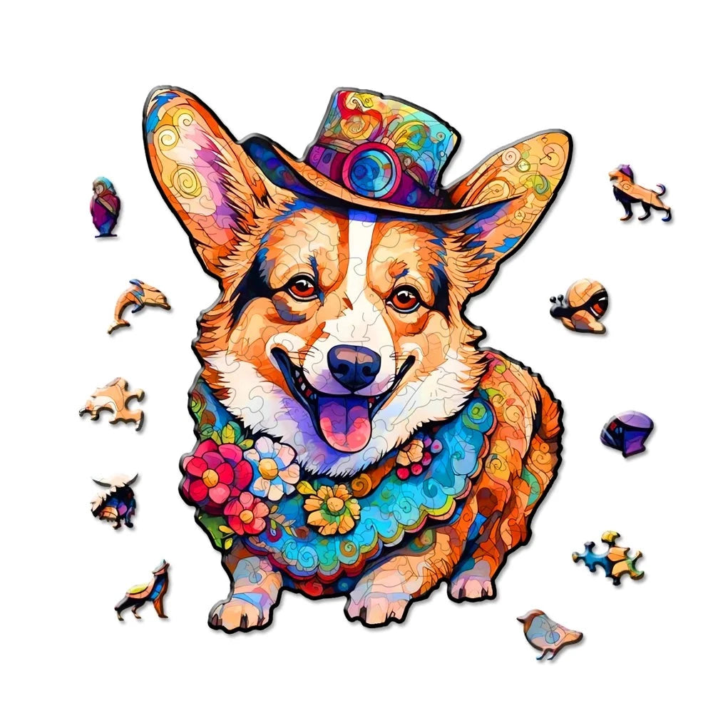 Welsh Corgi | Houten Puzzel