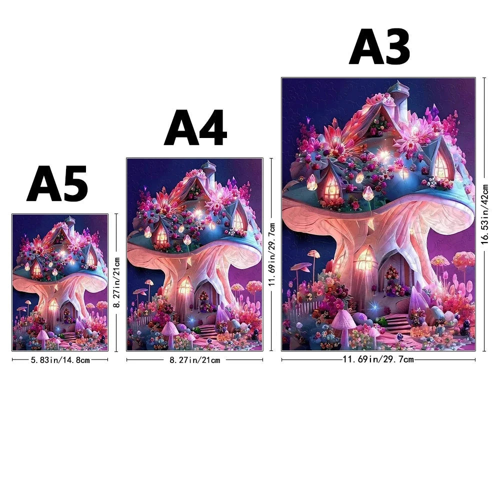 Magische paddenstoel | Houten Puzzel