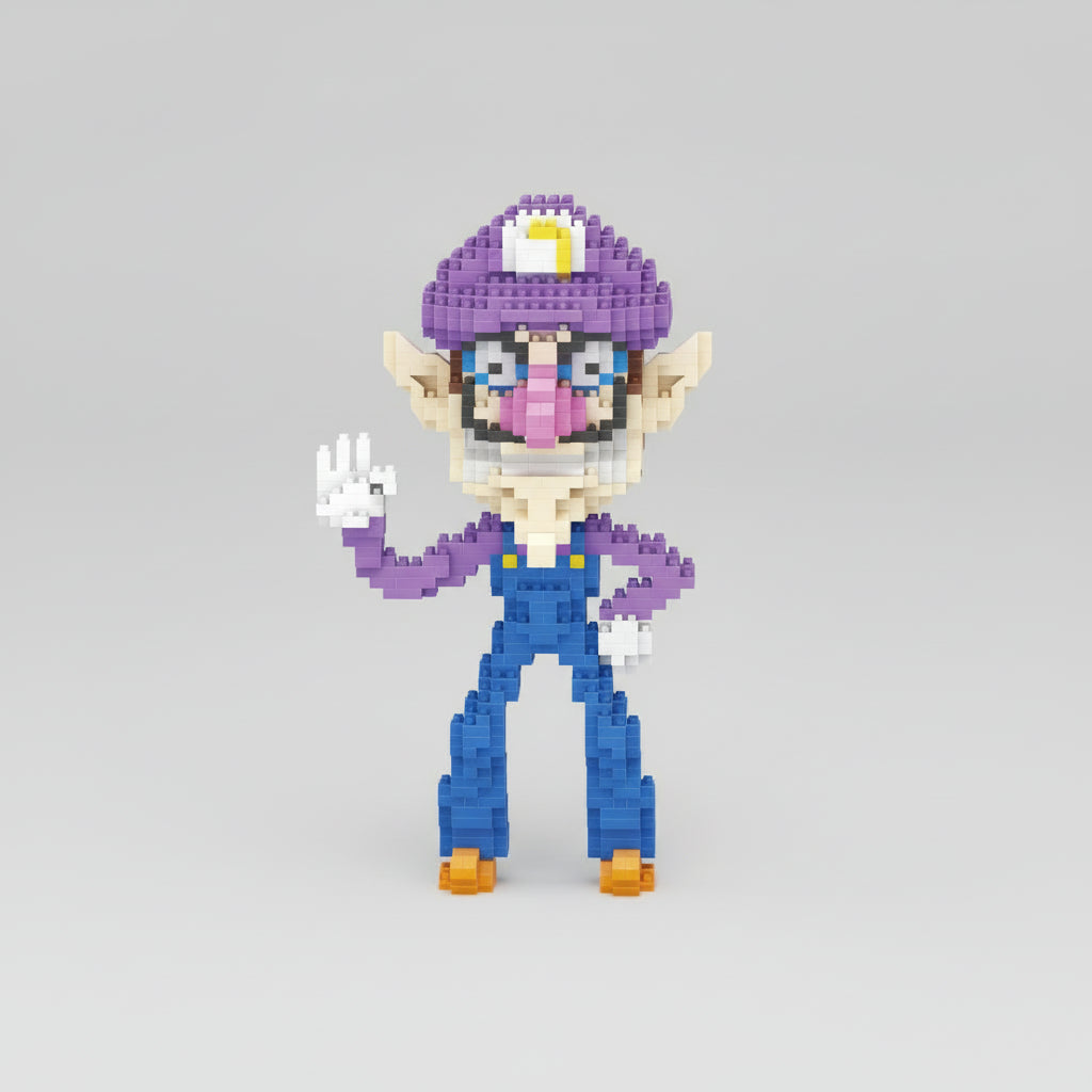 Paarse loodgieter | Bouwsteentjes