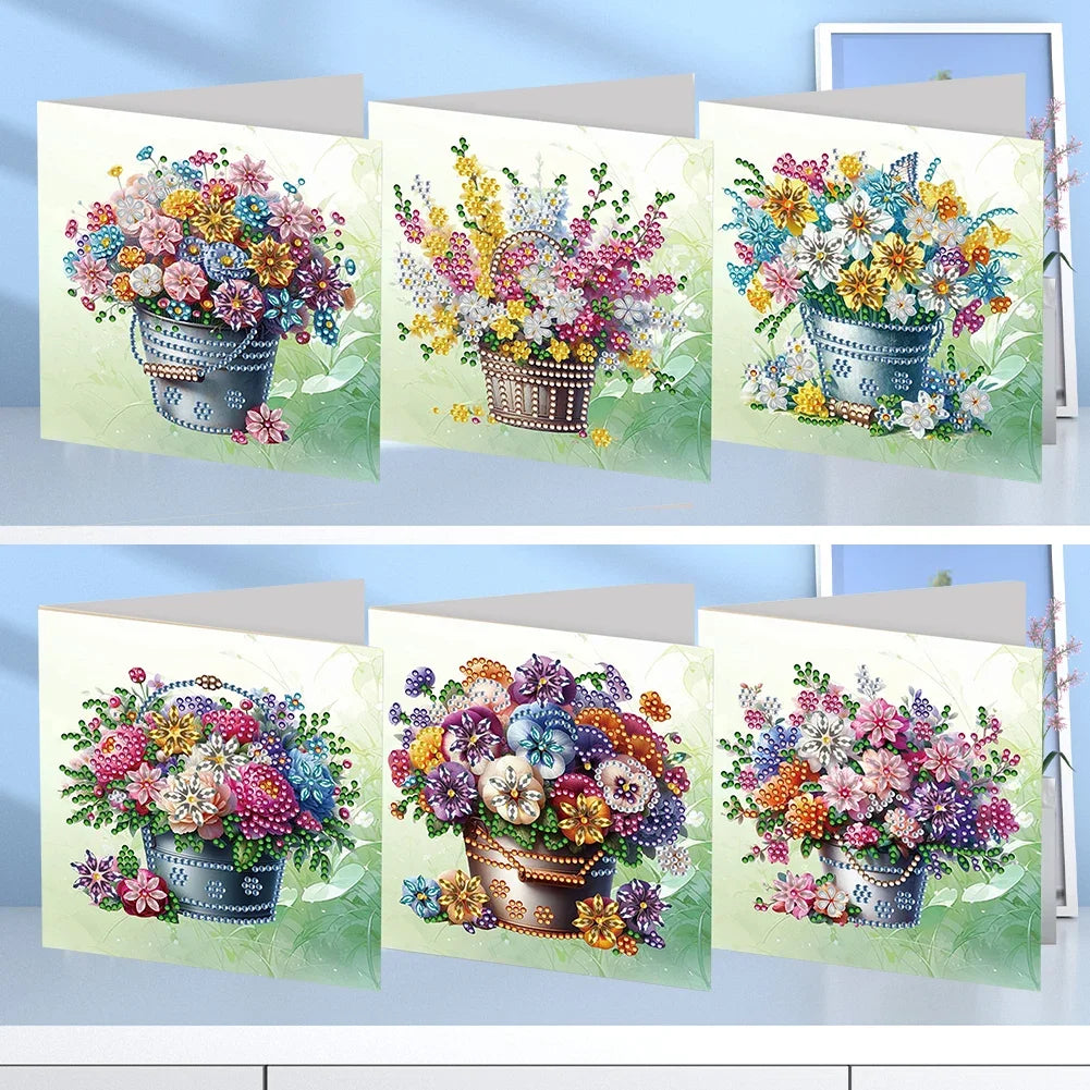 Verschillende Kaarten | 6 stuks | Diamond Painting