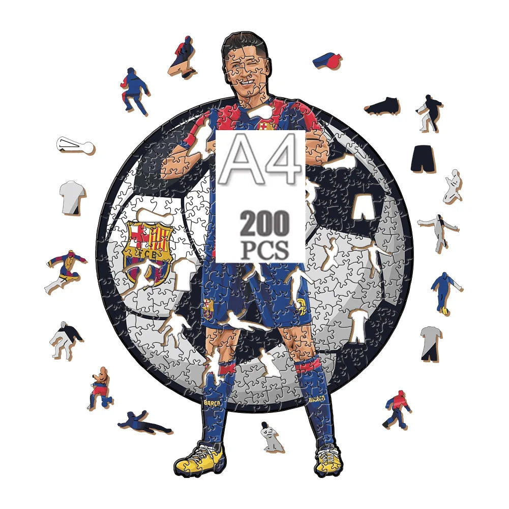 Robert Lewandowski | Houten Puzzel