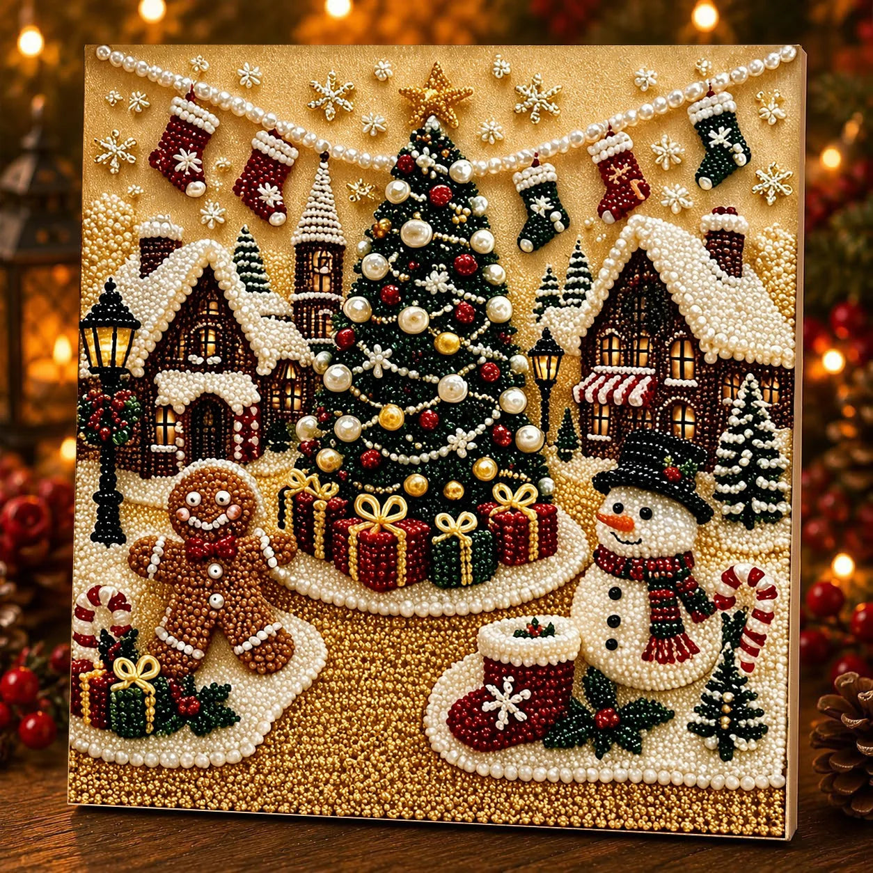 Kerst schilderijtje | Diamond painting
