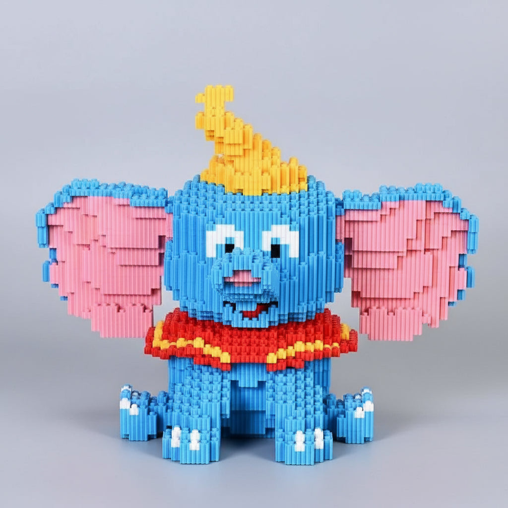 Blauwe Olifant | Bouwsteentjes
