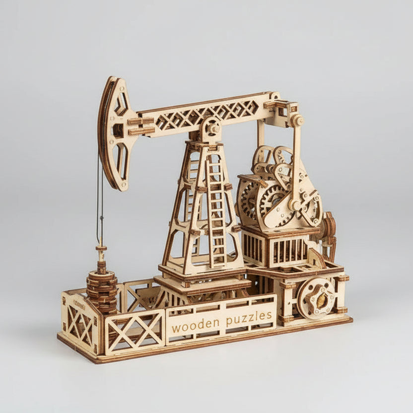 Olieboorplatform | Houten bouwpakketten