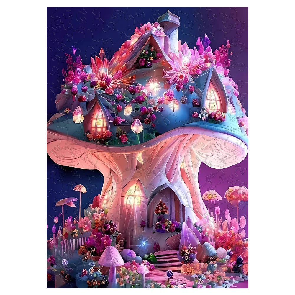 Magische paddenstoel | Houten Puzzel