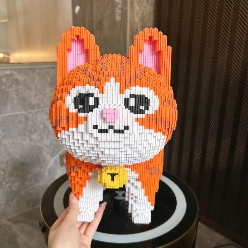 Mega Oranje Kat | Bouwsteentjes