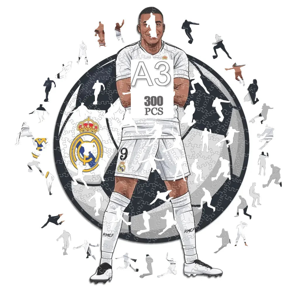 Kylian Mbappé | Houten Puzzel