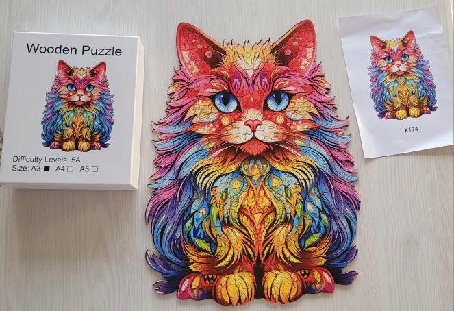Perzische Kat | Houten Puzzel
