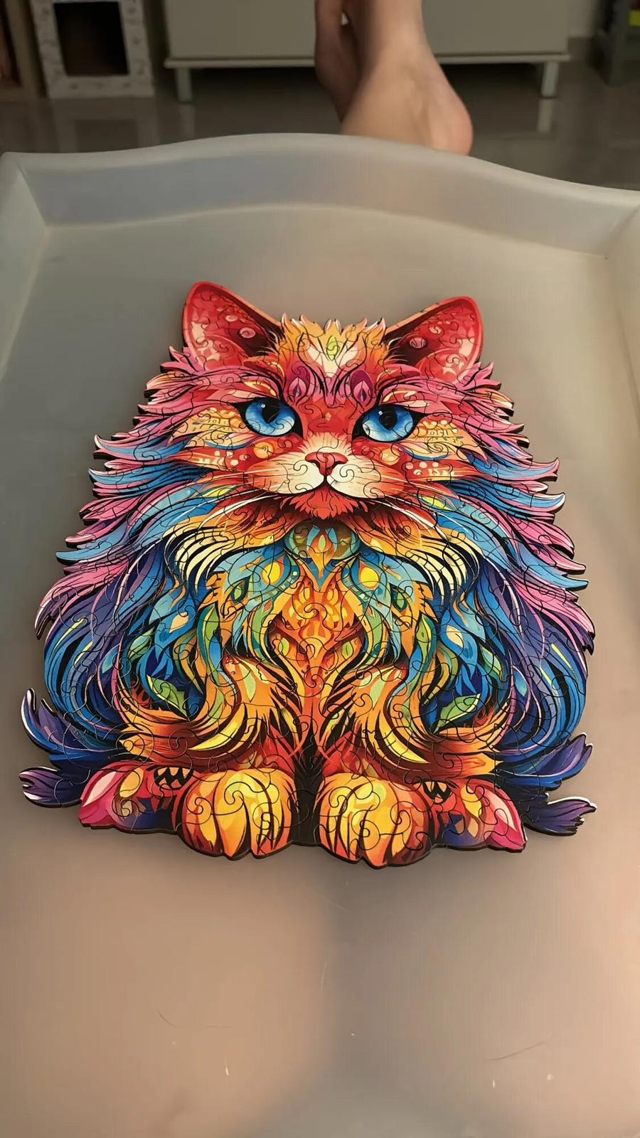 Perzische Kat | Houten Puzzel