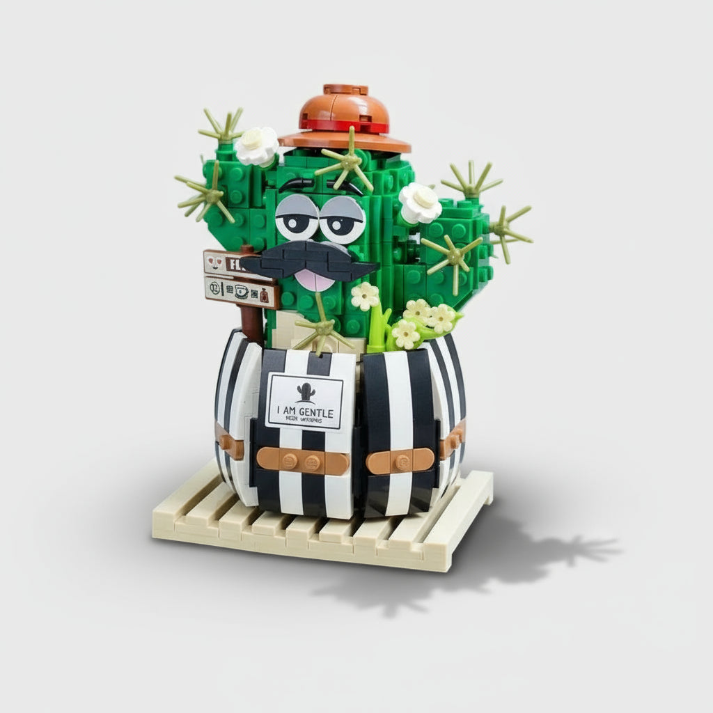 Grappige Cactus | Bouwsteentjes
