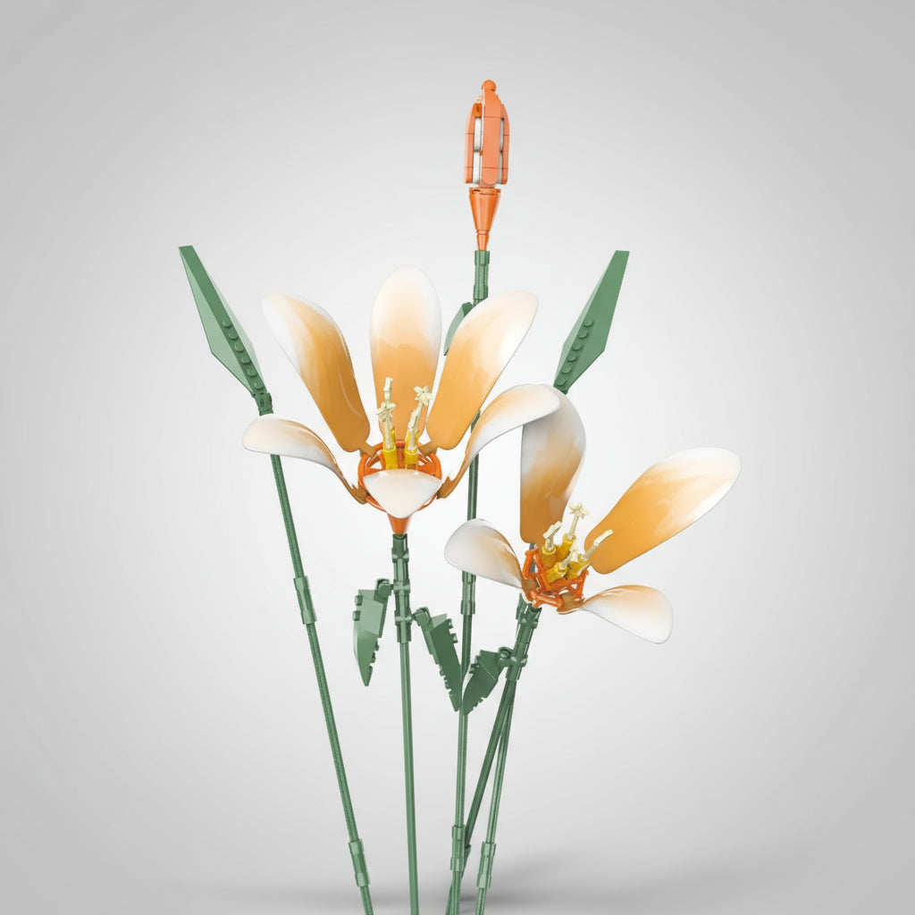 Gekleurde lelies | Bouwsteentjes