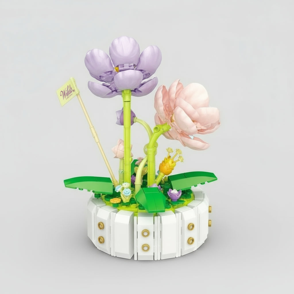 Viooltjes | Bouwsteentjes