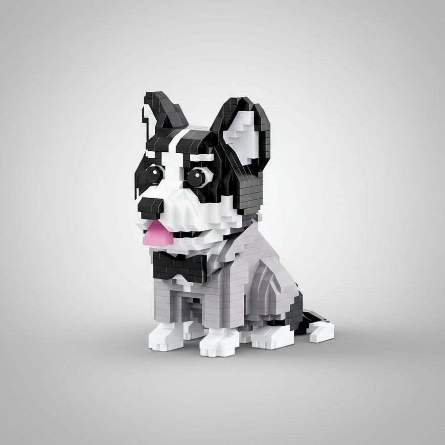 Schattige Husky | Bouwsteentjes
