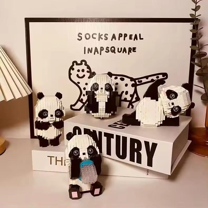 Yoga panda | Bouwsteentjes