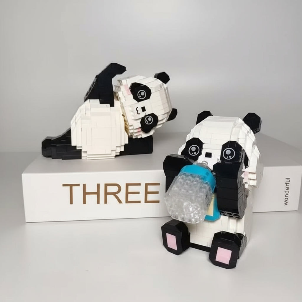Yoga panda | Bouwsteentjes