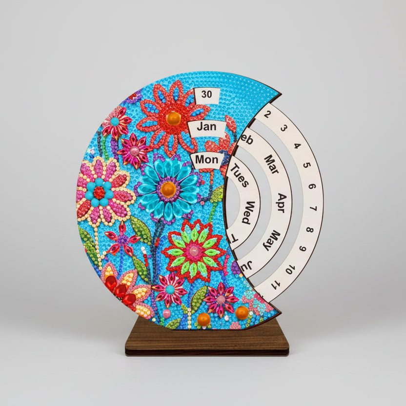 Bloemen | Kalender | Diamond painting