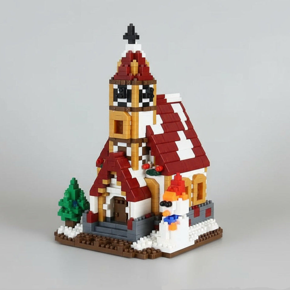 Kerstkerk | Bouwsteentjes