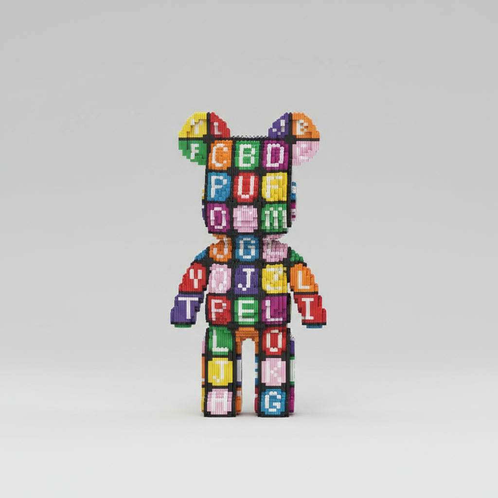 Alfabet beer | Bouwsteentjes