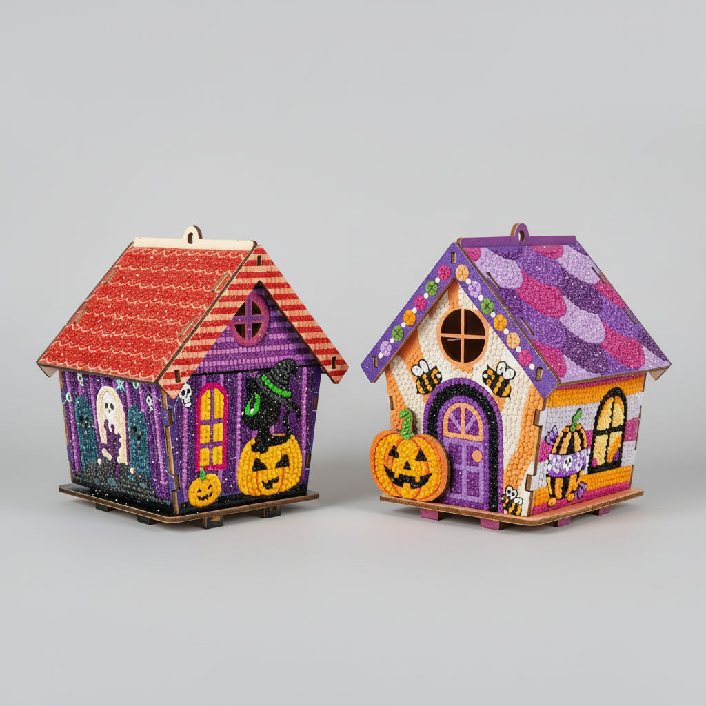 Halloween huisje | hanger | Diamond painting