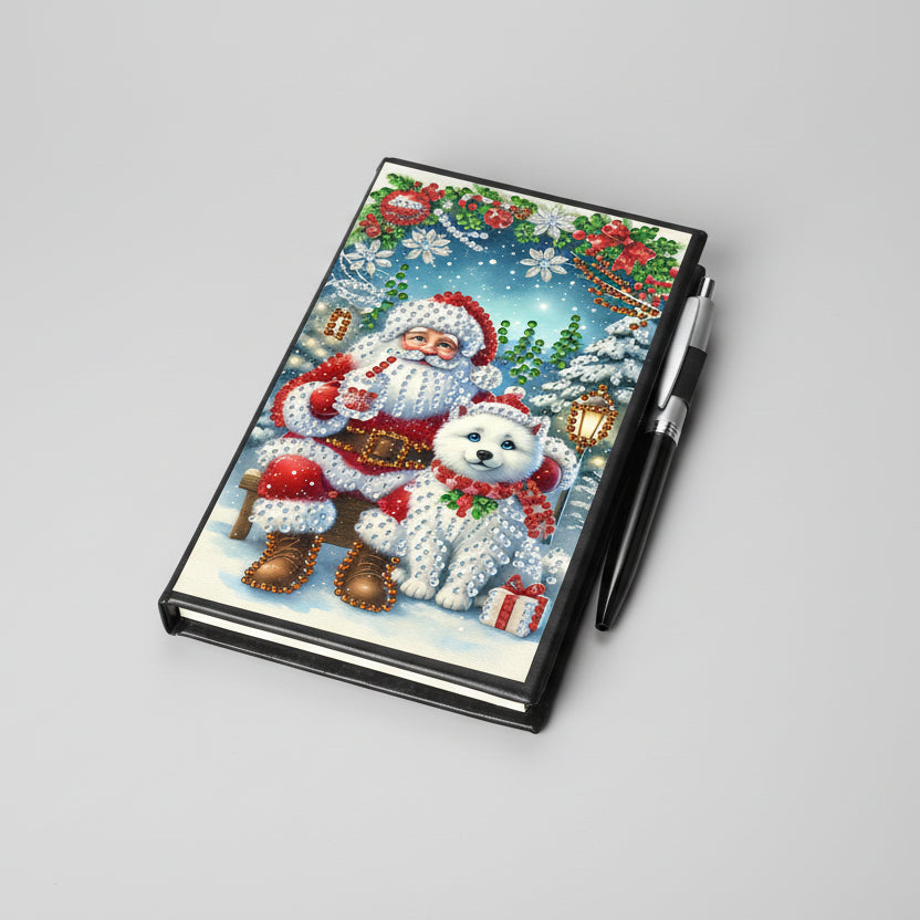 Kerstman | Notitieboek | Diamond painting