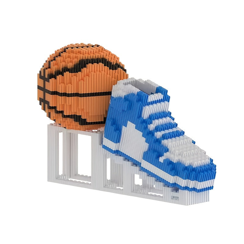Basketbal schoen & bal | Bouwsteentjes