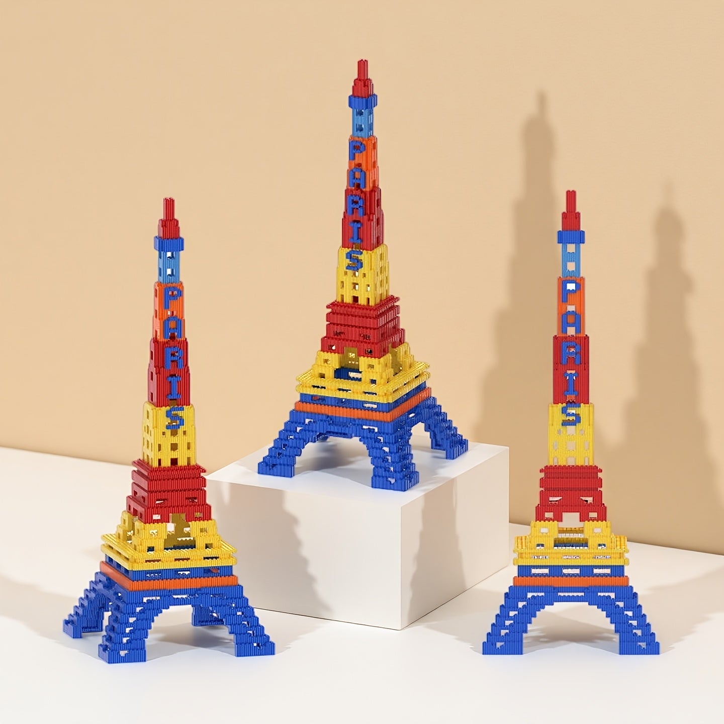 Gekleurde Eiffeltoren | Bouwsteentjes