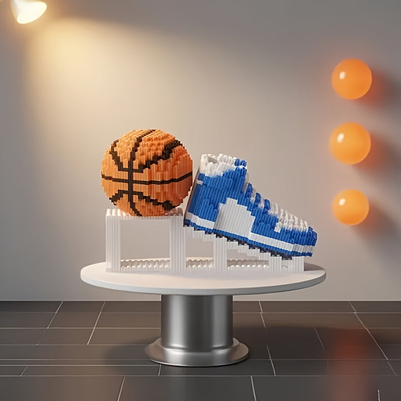 Basketbal schoen & bal | Bouwsteentjes