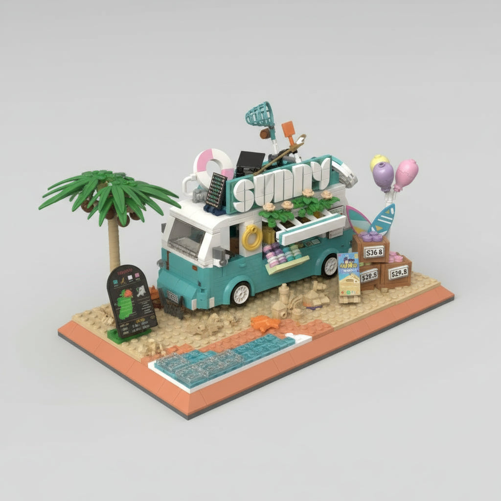 Beach Truck | Bouwsteentjes